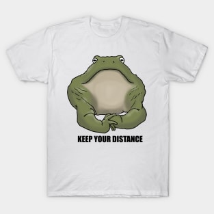 African bull frog Keep your distance T-Shirt